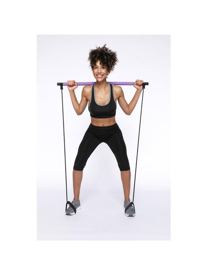 Pilates-Stange in Lila