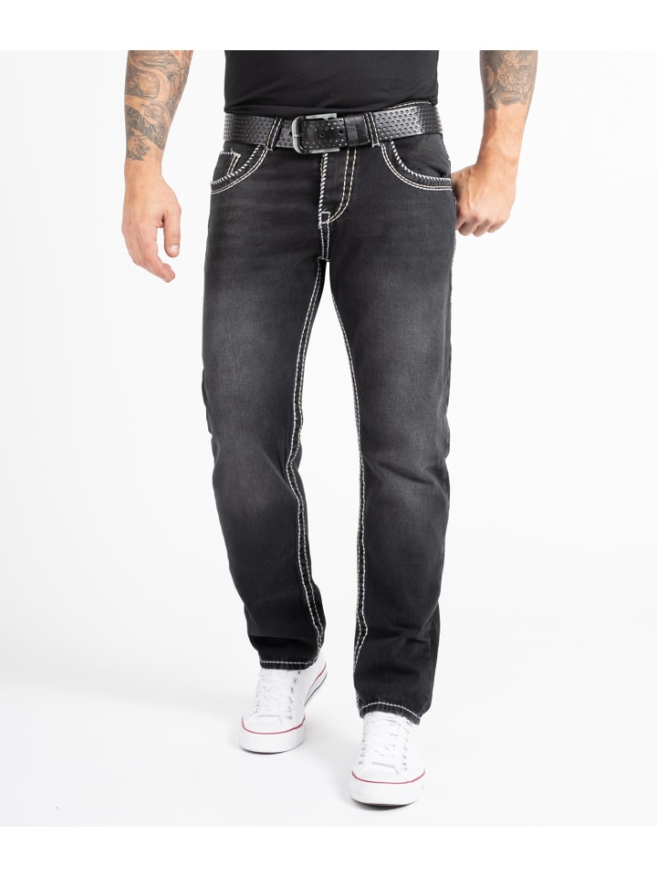 Jeans in Dunkelgrau