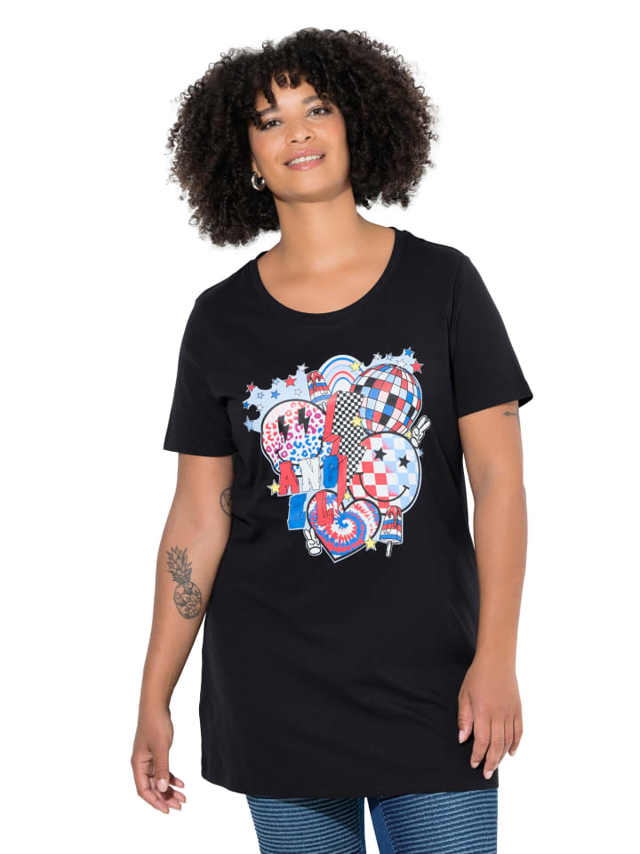 Shirt in schwarz