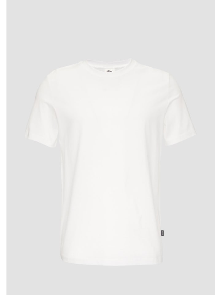 T-Shirt in 0100_weiß