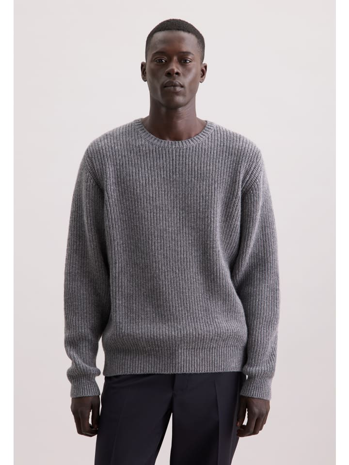 Pullover Regular in Grau