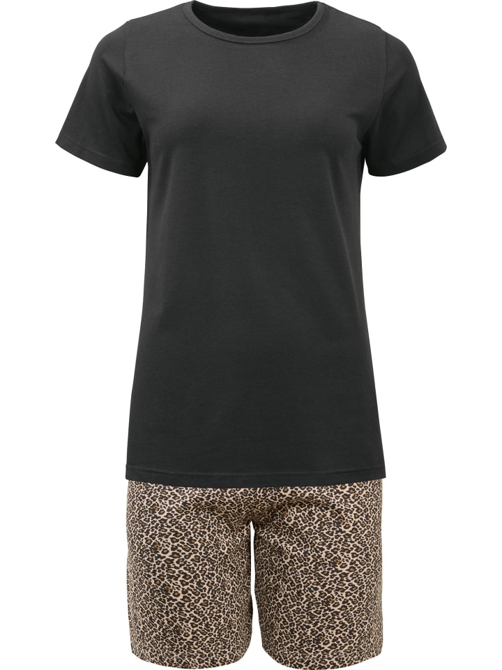 Single-Jersey Shorty in braun