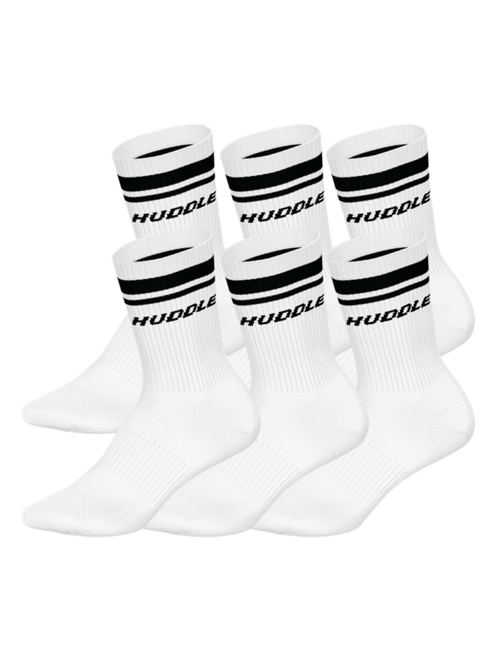 Socken 6er Pack in Weiß