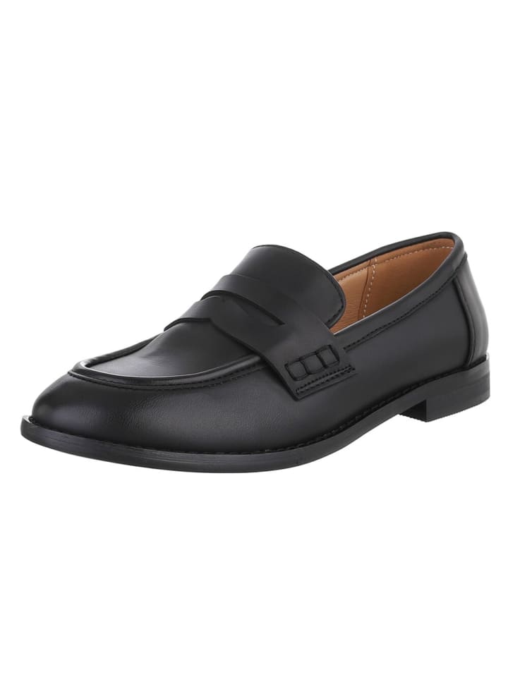 Halbschuh in Schwarz