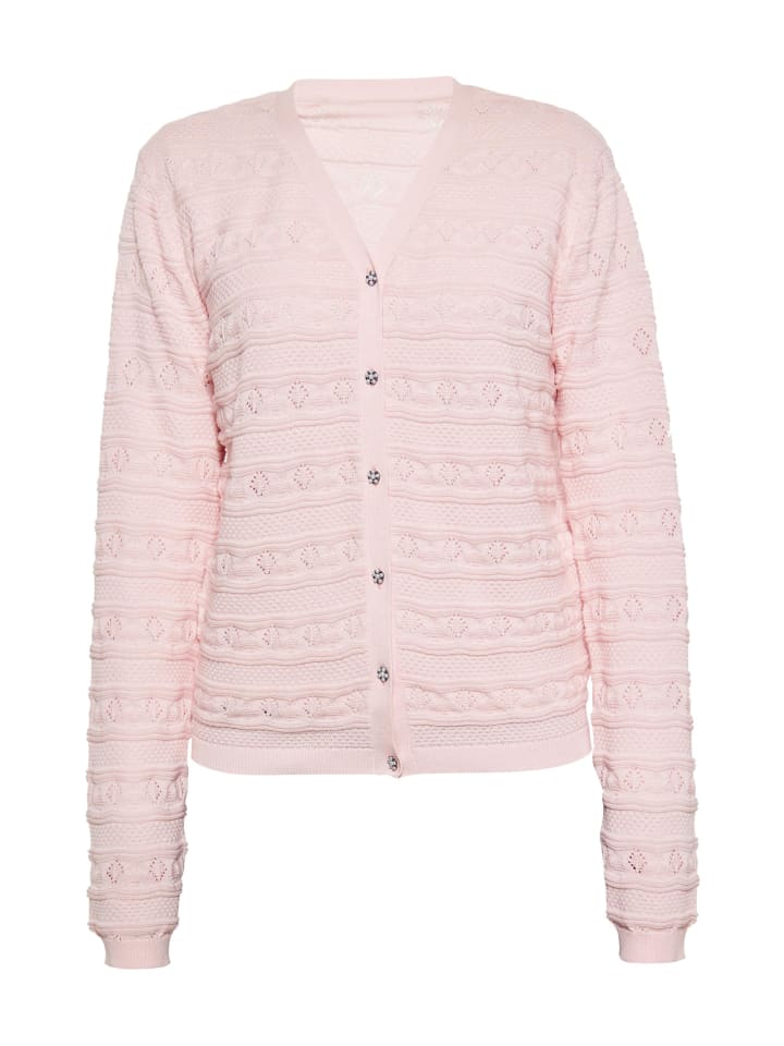 Women Cardigan in Zartrosa