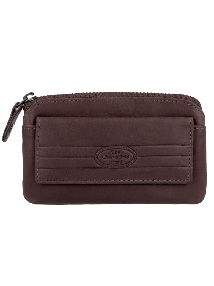 Oliver Schlüsseletui Leder 12 cm bruin