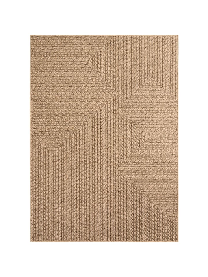 Indoor Outdoor Teppich Timber 1404 Läufer in Beige