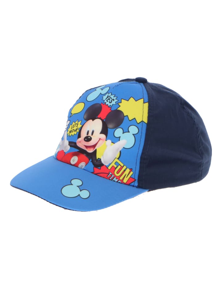 Klassische Disney Kappe aus 100% Baumwolle, Verstellbar Blau in Mehrfarbig