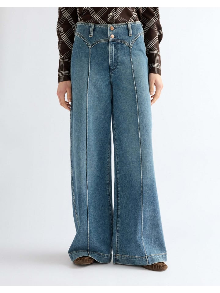 Jeans Peaked Yoke Canyon - Loose Fit - in Worn Legacy