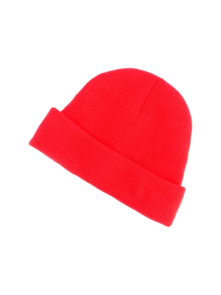 Handschuhe & Mützen in neon rot