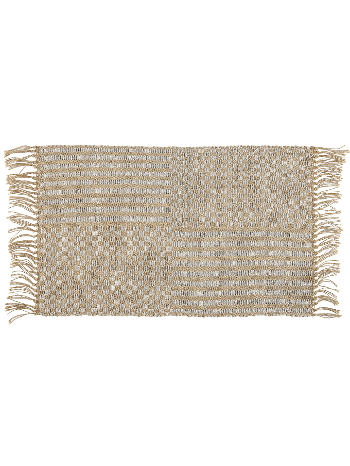 Kurzflor ADABAG in Beige - (W) 50 x (H) 1 x (L) 80 cm