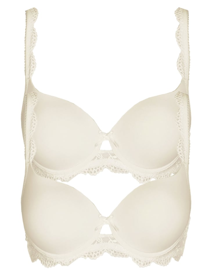 2er Pack Dirndl BH in champagner champagner