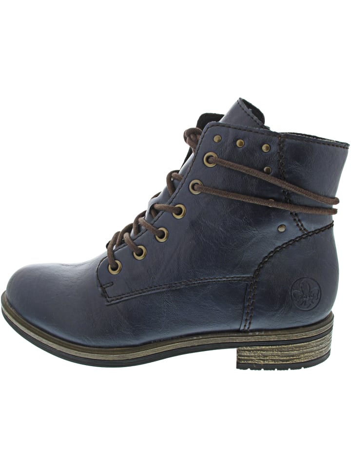 Stiefelette Blau