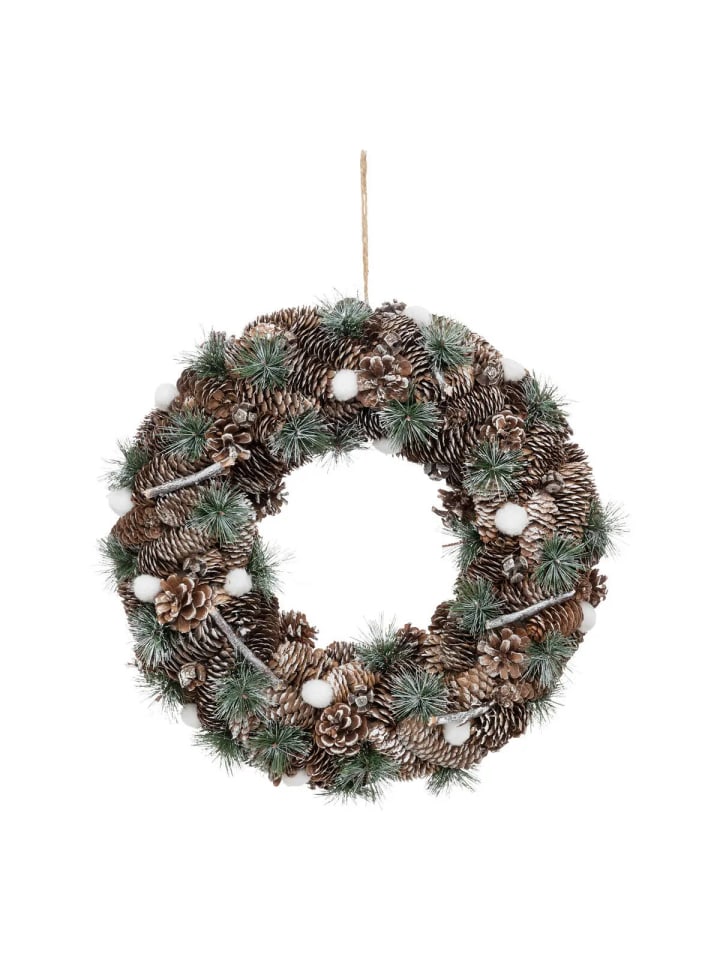 Weihnachtskranz in grün
