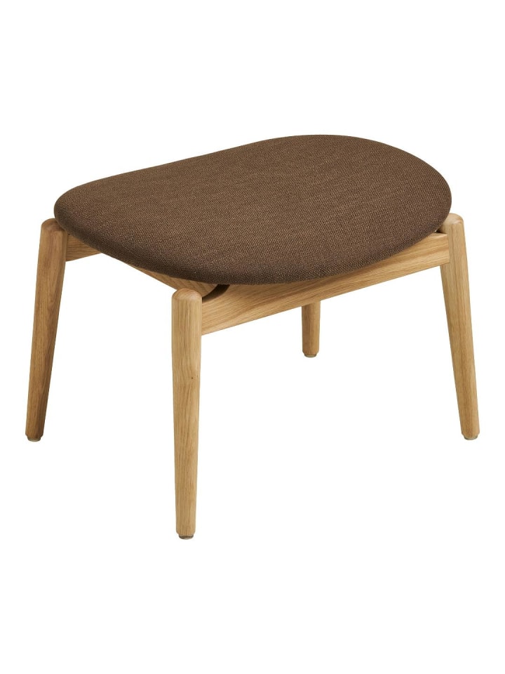 Pouf Gina Braun 43 x 54 cm