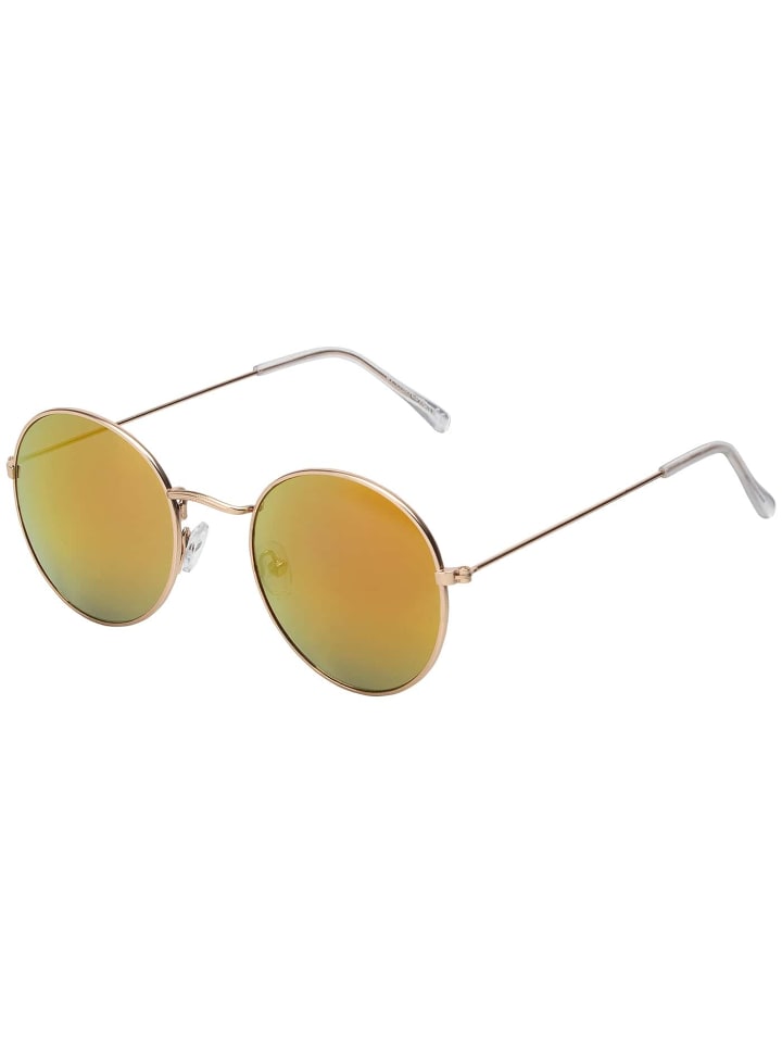 Herren Sonnenbrille in Rot-Gelb