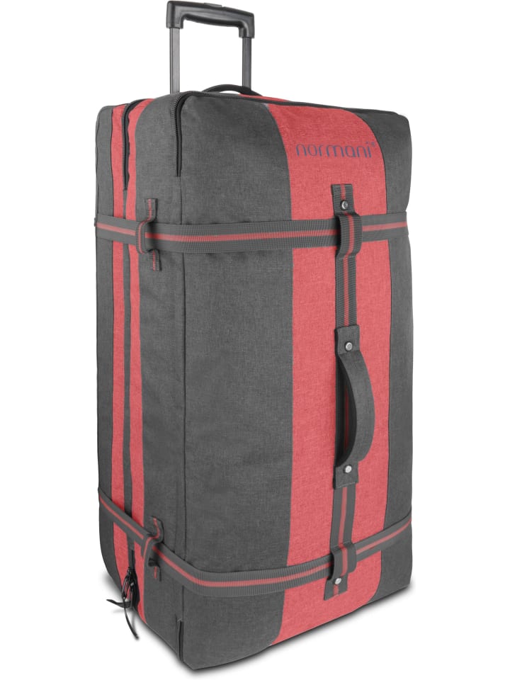 Reisetasche Aurori 125 in Dunkelgrau/Rot