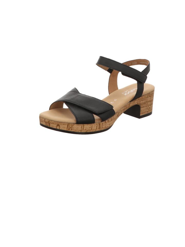 Sandale in schwarz
