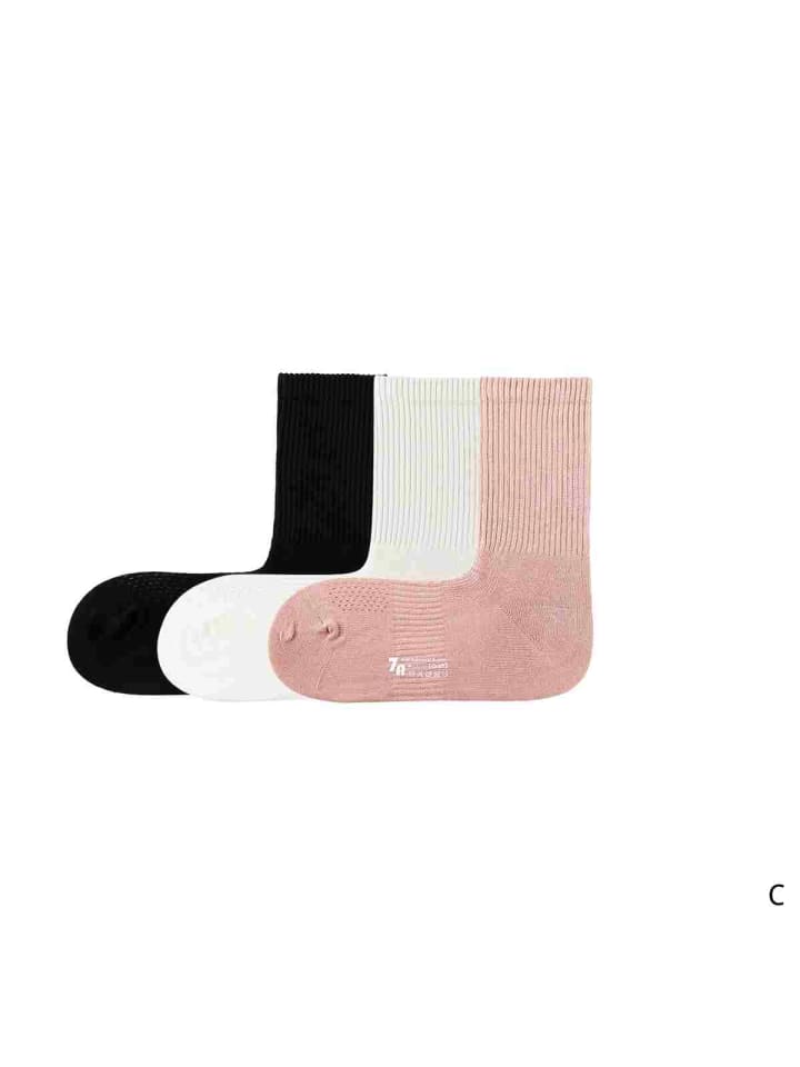 3er-Set '90 Grad' Atmungsaktive Rechteck-Socken C
