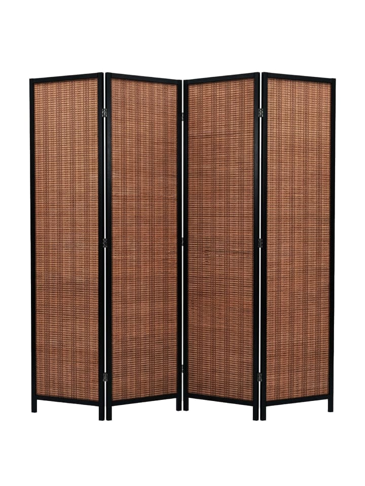 Paravent in Braun - (B)160 x (H)170 cm