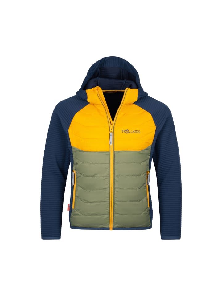 Hybridjacke Sirdal in mystic blue/yellow