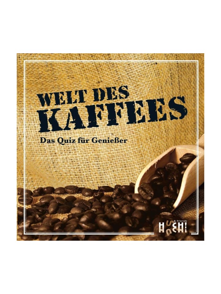 Quizspiel - Welt des Kaffees in braun