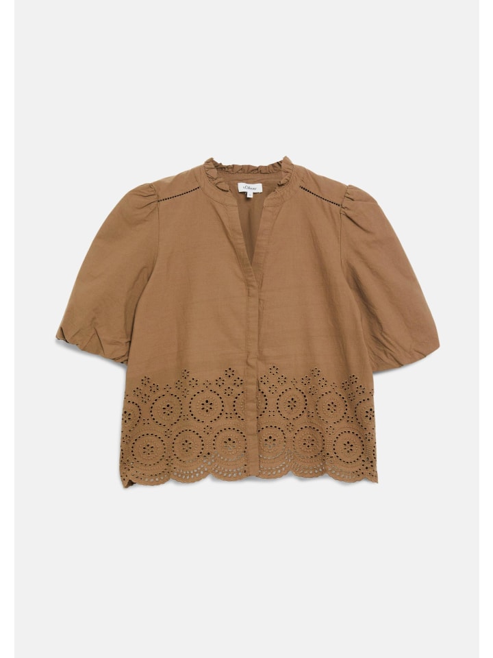 Bluse  in  8918_braun