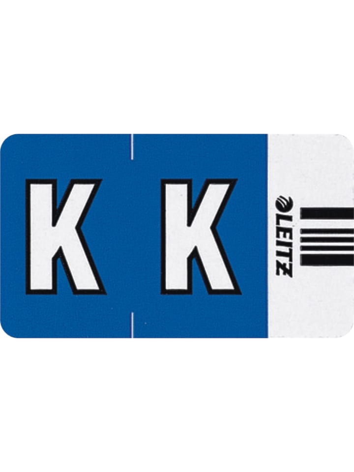 Orgacolor Buchstabensignal K Packung mit 250 Stück dunkelblau