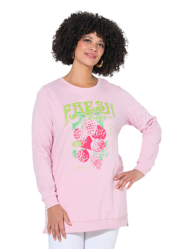 Sweatshirt in hellrosa