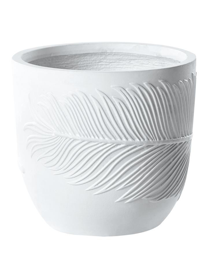 Outdoor Blumentopf FTERO in Weiß - (W) 28 x (H) 28 x (L) 28 cm