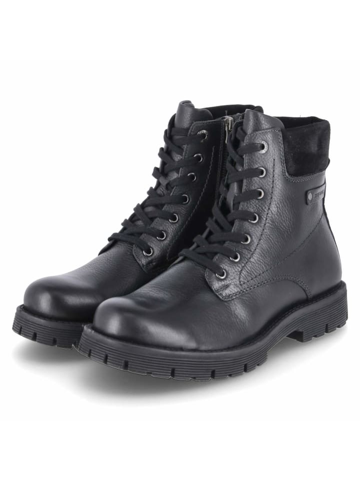 Schnürboots CONNOR 03 in schwarz
