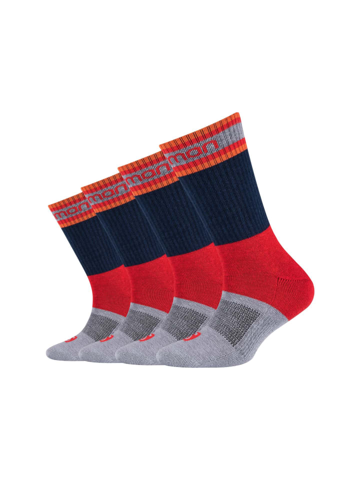 SALOMON Kindersportsocken 4er Pack cushioned in Dress Blue/Tomato günstig  kaufen | limango