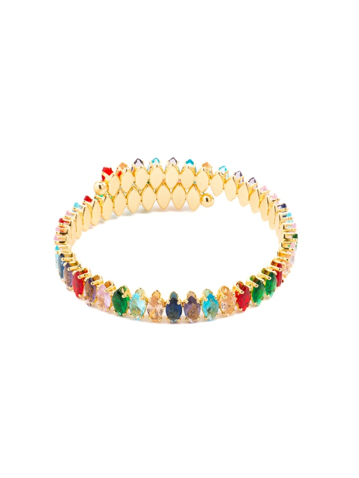 Armband Nex mit 18 Karat Gold-Finish – NEX