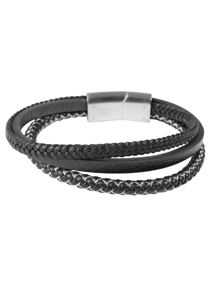 Herren Armband – Lederarmband aus Leder 21 cm in braun