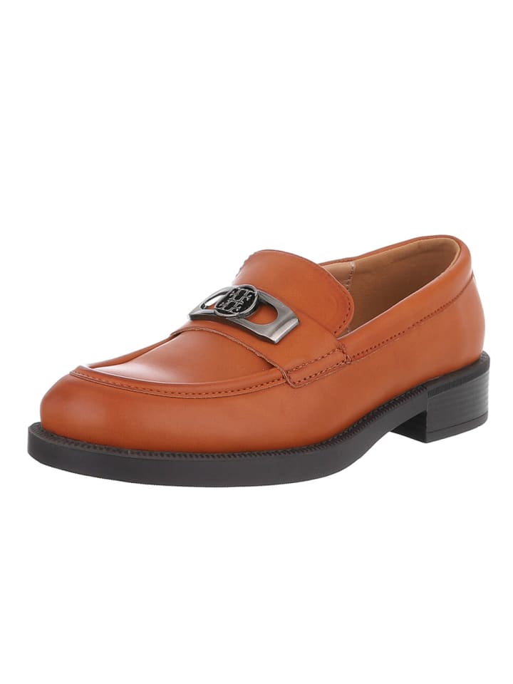 Halbschuh in Camel