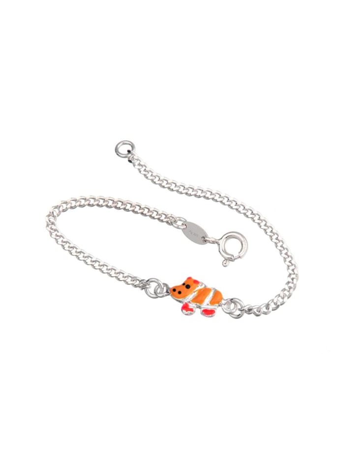 925 Silberarmband mit Hippoanhänger