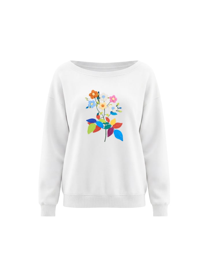 Women Sweatshirt in White