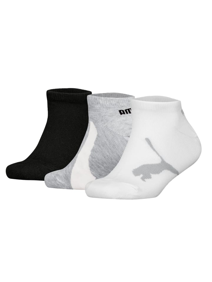 Socken 3er Pack in Schwarz/Weiß/Grau
