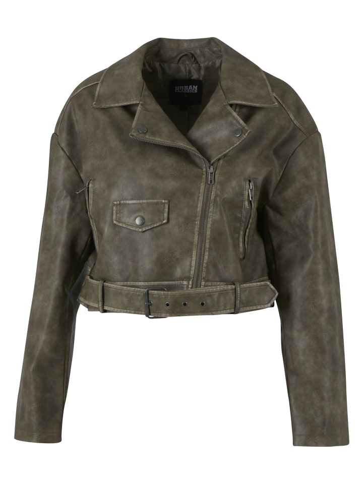 Light Jackets - Coat in olive