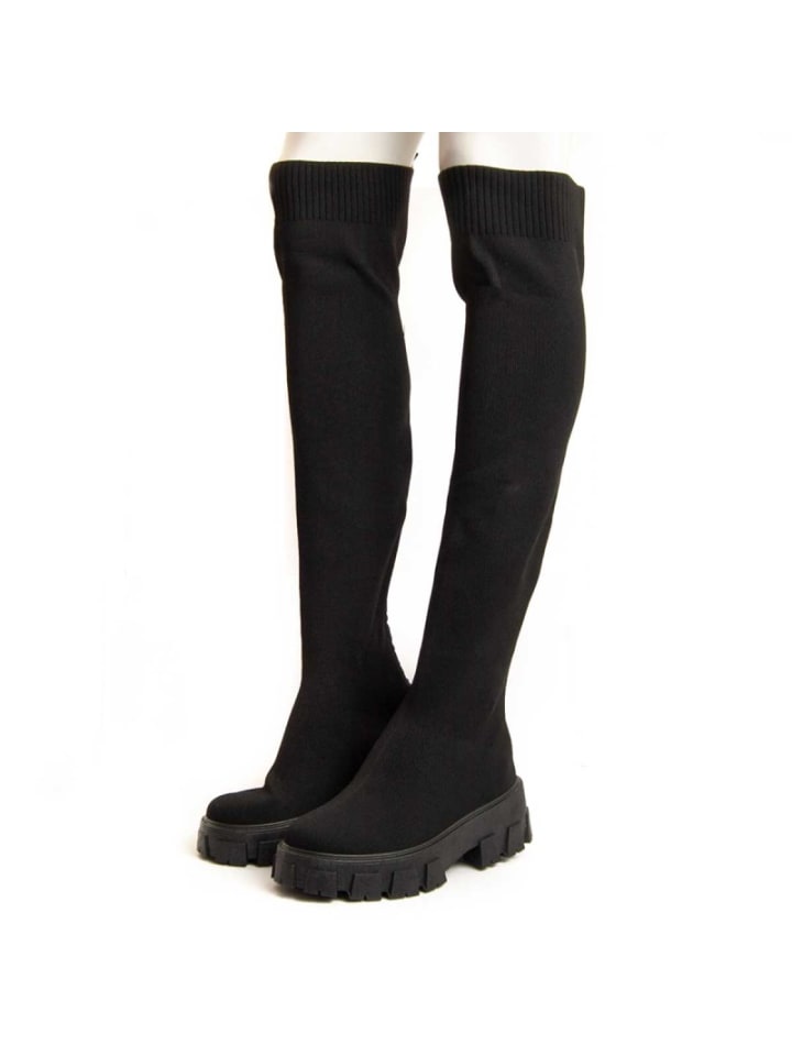 Plateau-Stiefelette Botalan14 in Schwarz