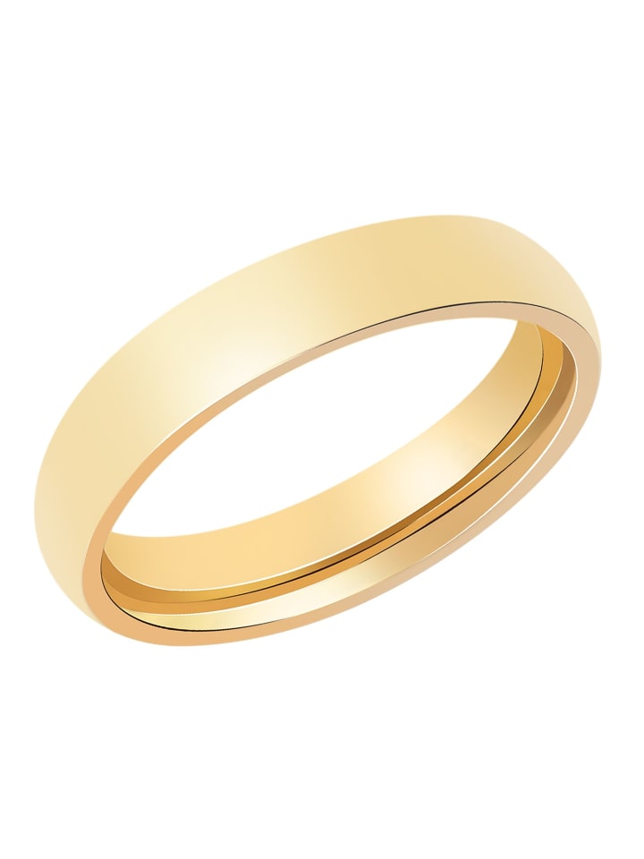 Herren Edelstahl Ring Partnerring Ringweite 62 in gold