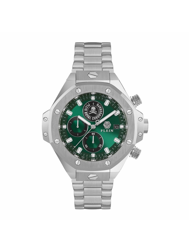 Chronograph für Herren in silber
