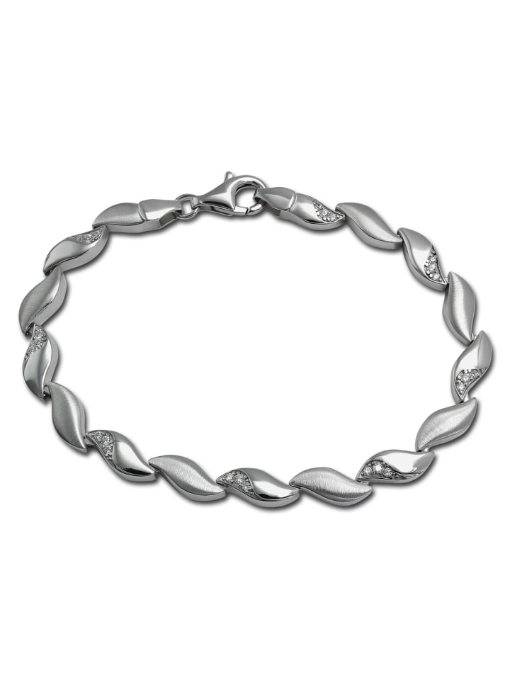 925 Sterling Silber Damen SilberDream Armbänder Glamour ca. 19cm