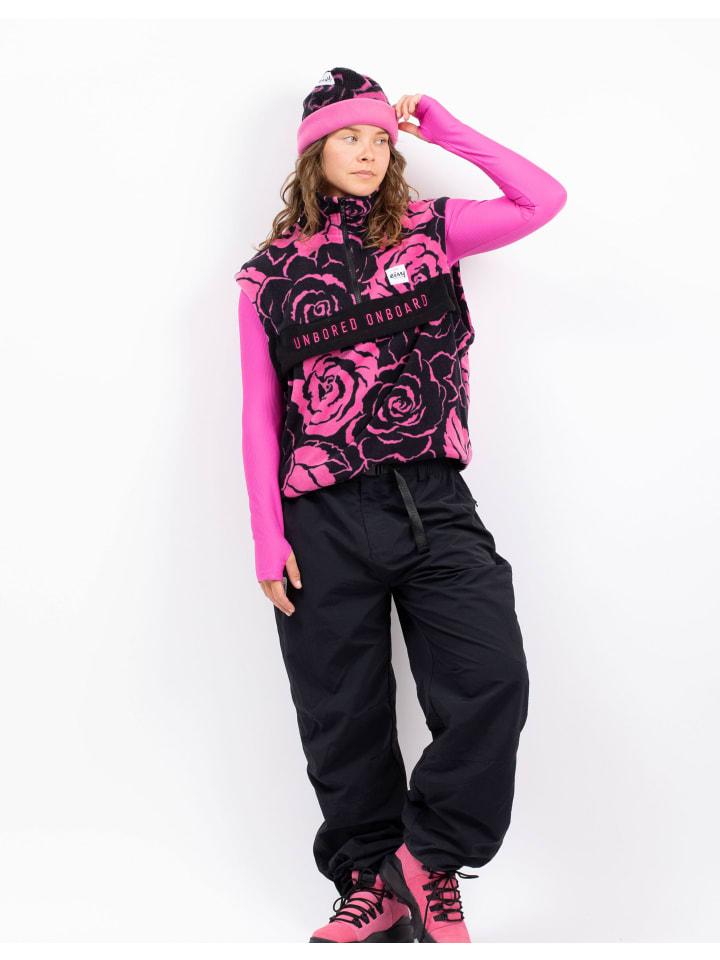 Fleeceweste Ball Fleece Vest in Pink Rose