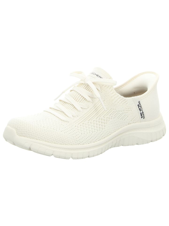 Schnürschuh in beige