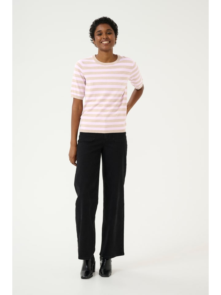 Strickpullover KAlizza Regular fit in Feather Gray Mel./Pink