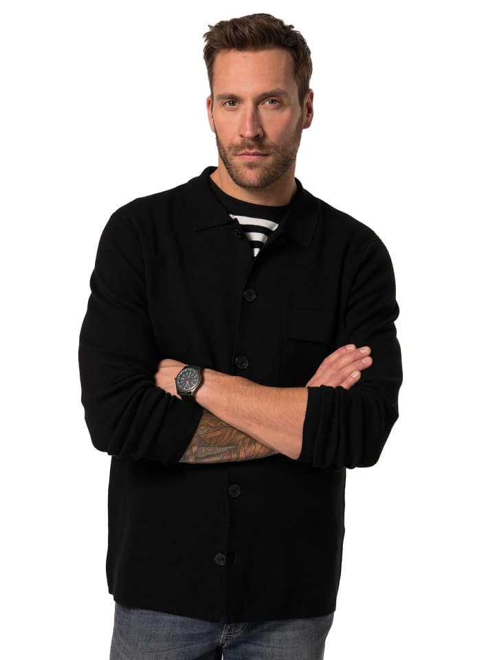 Strickjacke in schwarz
