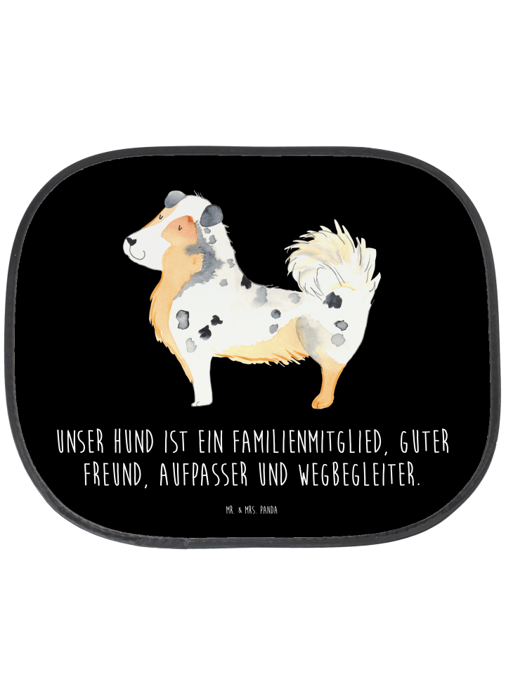 Auto Fenster Sonnenschutz Hund Australien Sheph... in Schwarz