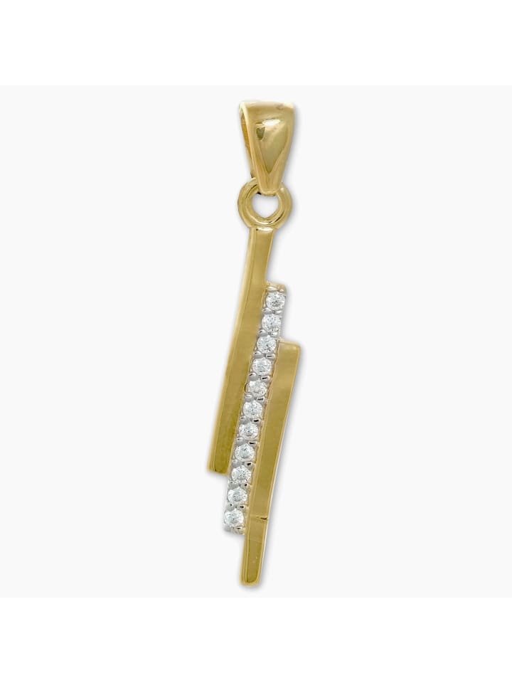 Anhänger Gold 333 Gelbgold - 8 Karat Line Kettenanhänger