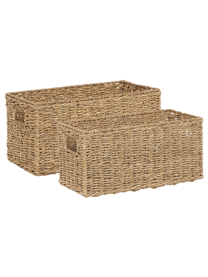 2er-Set Korb DONGHA in Naturfarben/Beige